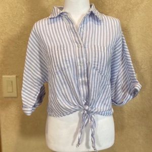 Cupcakes & Cashmere Striped Shirt